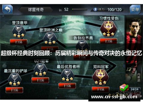 超级杯经典时刻回顾：历届精彩瞬间与传奇对决的永恒记忆