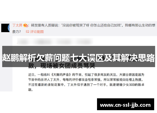 赵鹏解析欠薪问题七大误区及其解决思路 赵鹏解析欠薪问题七大误区及其解决思路